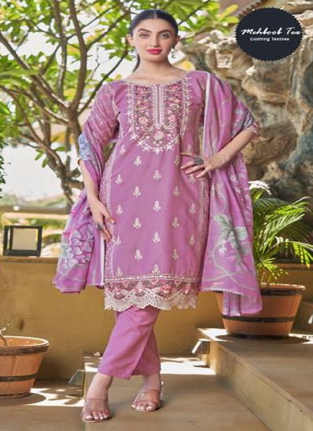 Mehboob Tex 1623 A And B Cotton Dupatta Pakistani Salwar Suits Suppliers In India